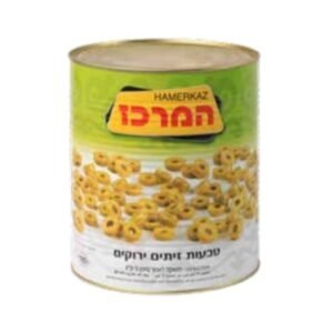 זיתים ירוקים טבעות 9 ליטר פח